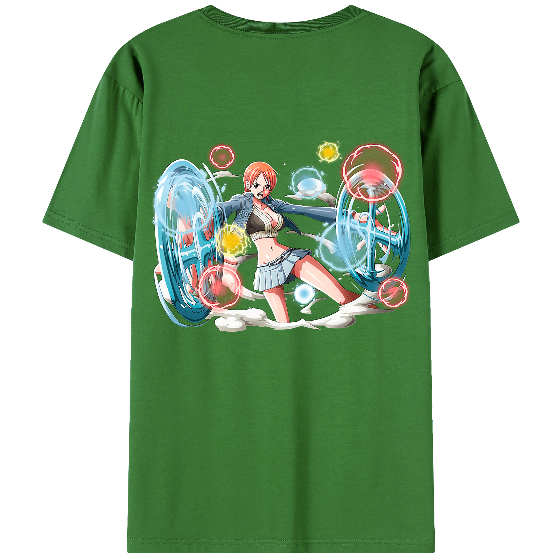 （画像用） ワンピース ナミ ONE PIECE Nami レディース半袖Tシャツ(バックプリント)